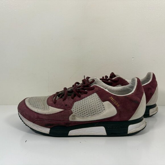 Adidas David Beckham Shoes Mens Size 9 White Red Suede ZX800 - Picture 1 of 7